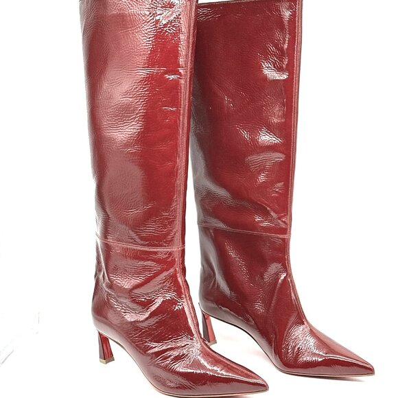 Christian Louboutin CONDOROCOMBO BOTTA 55 Tall Knee High Boots Heels - Picture 11 of 15